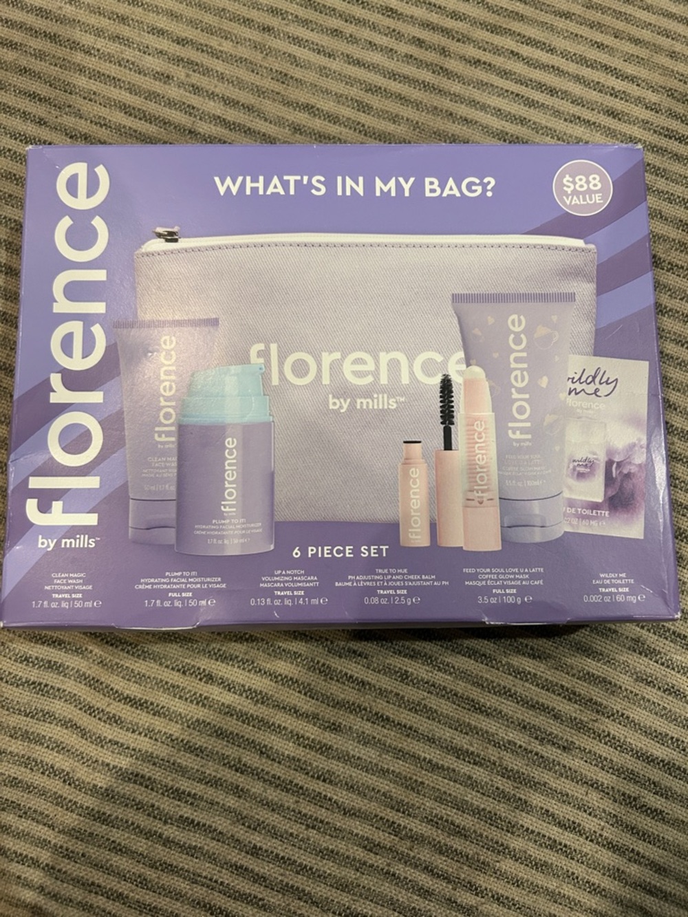 NEW florence by mills 6-piece makeup and skincare set!!